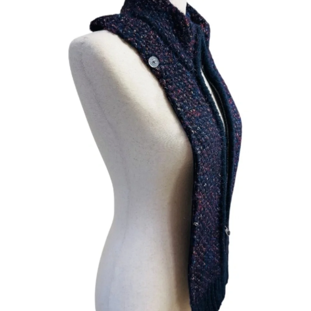 Veronica Beard Dickey Insert Navy Blue & Multi-Color Metallic | One Size - Picture 6 of 10